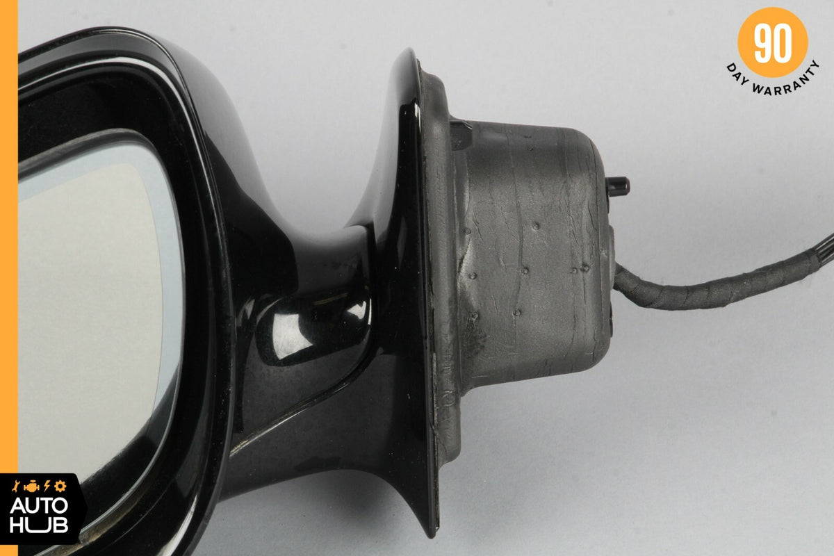 07-09 Mercedes W211 E550 E350 Side Rear View Door Mirror Left Driver Black OEM - photo 4