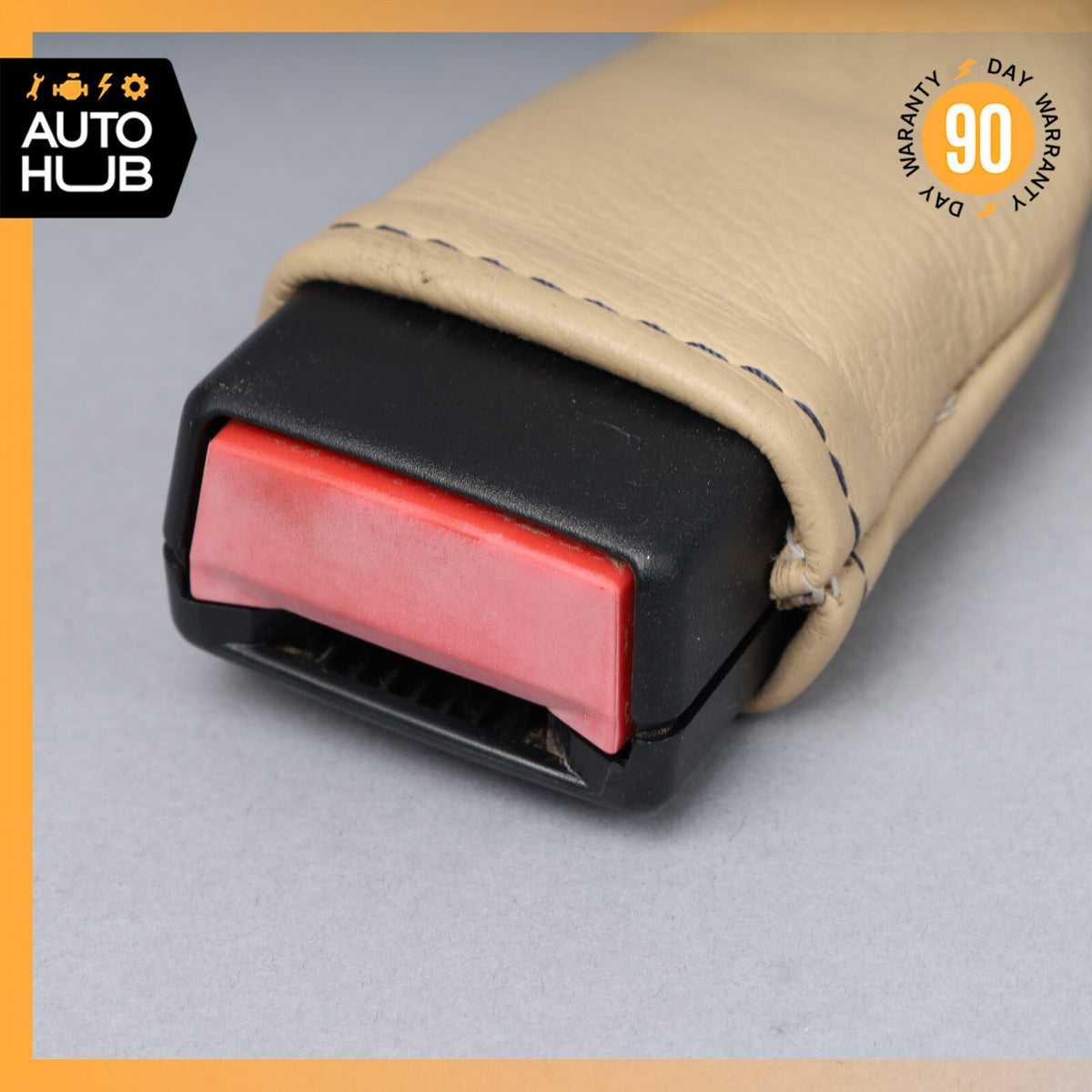 08-19 Maserati GranTurismo M145 Front Left or Right Seat Belt Buckle Beige OEM - photo 2