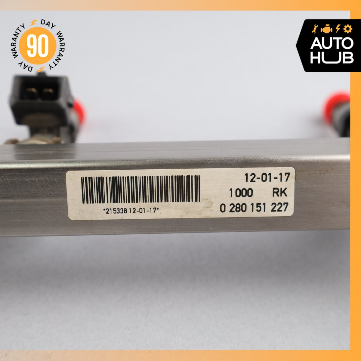 Maserati Quattroporte Fuel Injection Rail Line w/ Injectors Right Side OEM 68k - photo 10