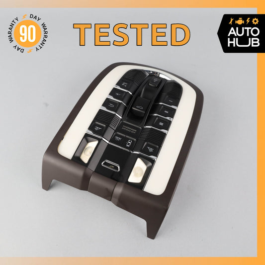 11-16 Porsche Cayenne 958 Turbo Front Overhead Dome Light Lamp Brown OEM - photo 1