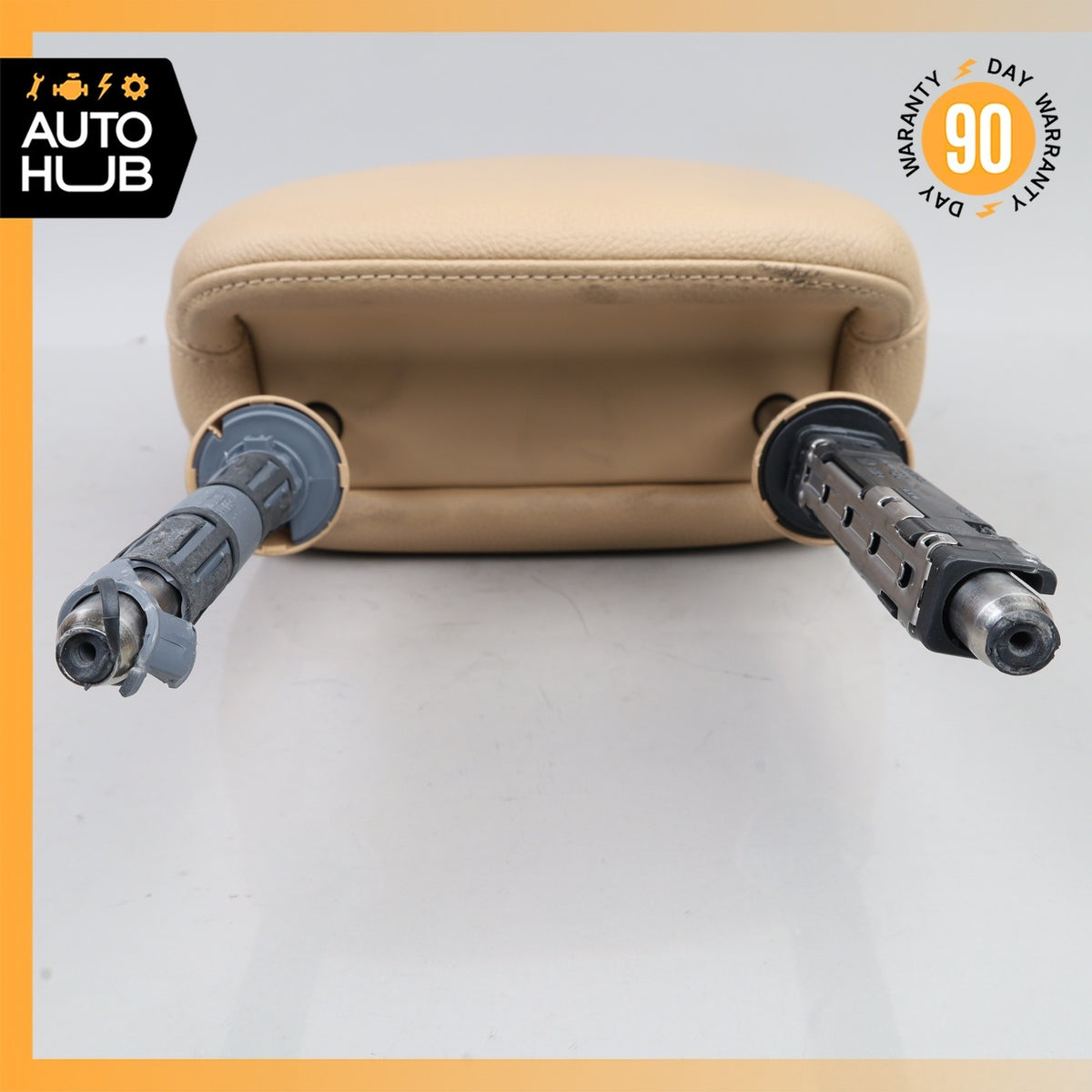 11-14 Porsche Cayenne 958 Hybrid S Front Right Side Headrest Head Rest Beige OEM - photo 7