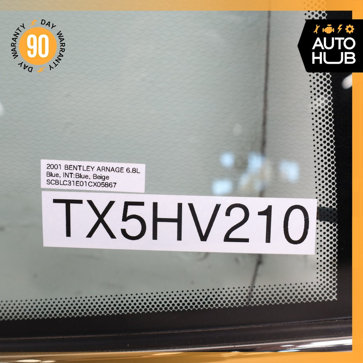 99-02 Bentley Arnage / Rolls Royce Seraph Rear Windshield Window Glass OEM 42k - photo 16