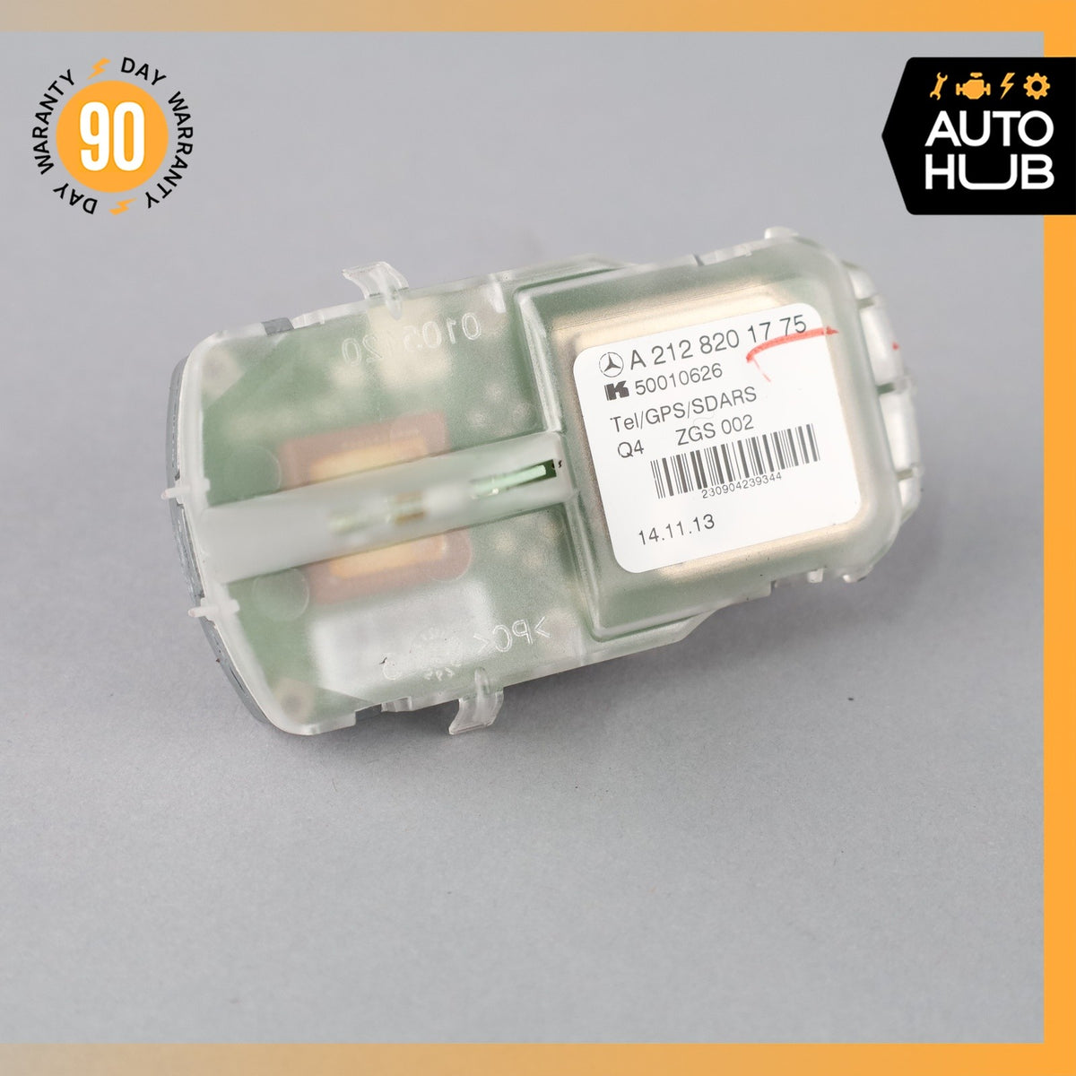 12-20 Mercedes W166 ML350 SLK350 Top Shark Fin Antenna Roof GPS Gray OEM - photo 13