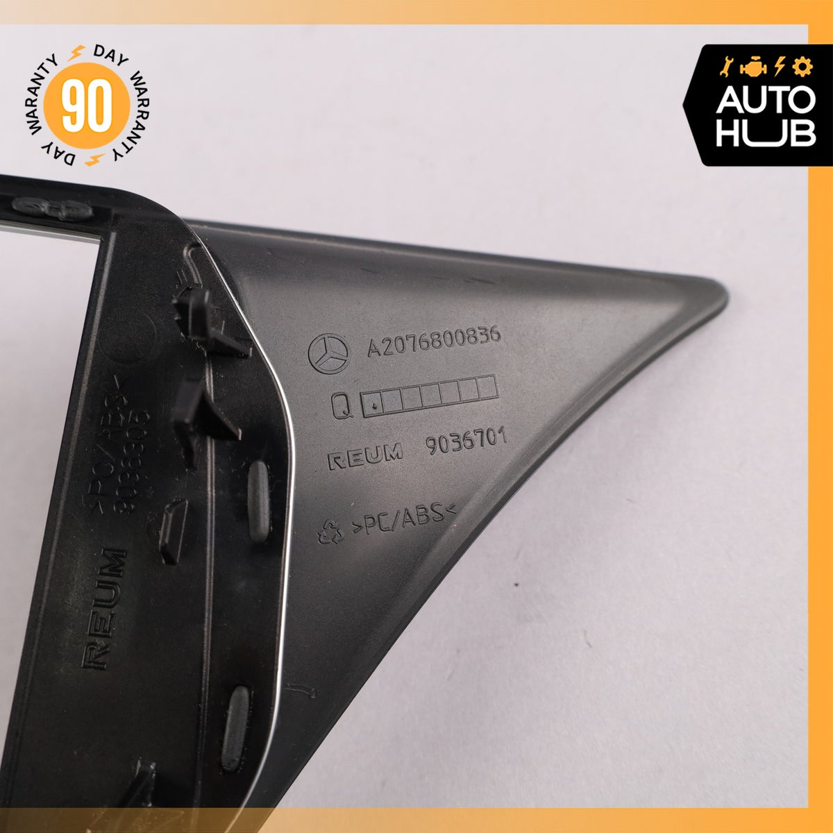 14-17 Mercedes W207 E400 E550 Dashboard Display Screen Trim Bezel Cover OEM - photo 11