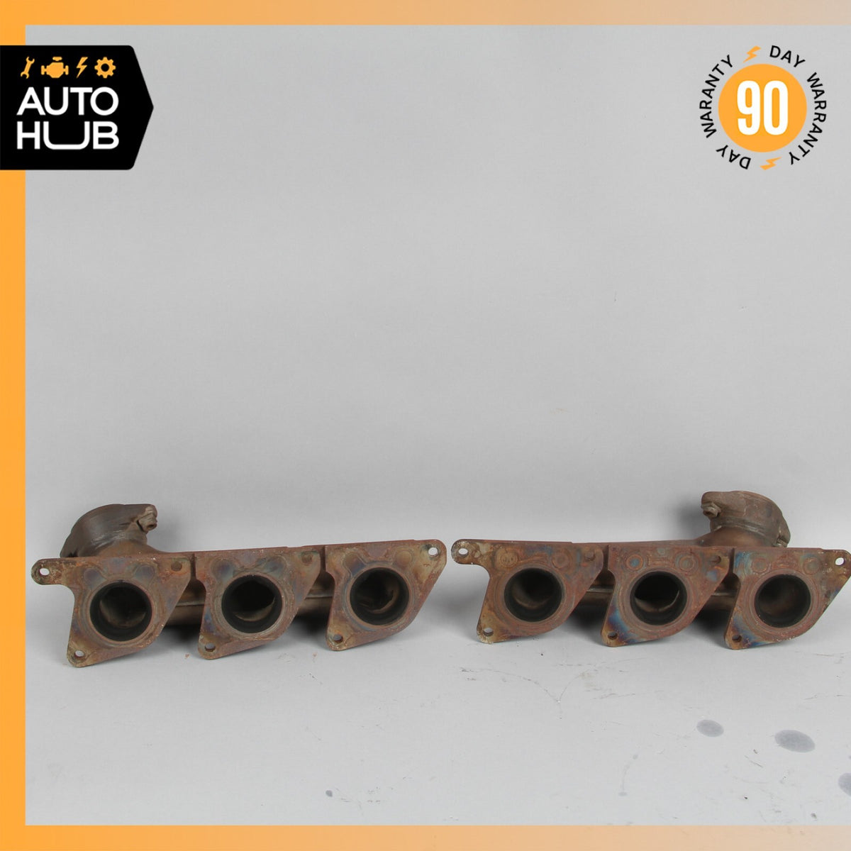 06-11 Mercedes W251 R350 ML350 M272 Right & Left Exhaust Manifold Header Set OEM - photo 6
