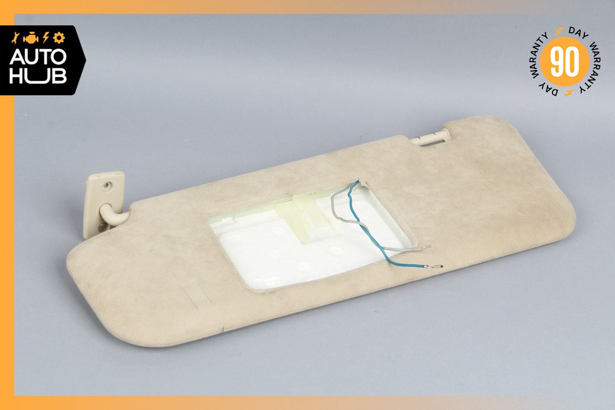 06-11 Mercedes W219 CLS63 CLS550 Front Left Side Sunvisor Sun Visor Suede OEM - photo 1