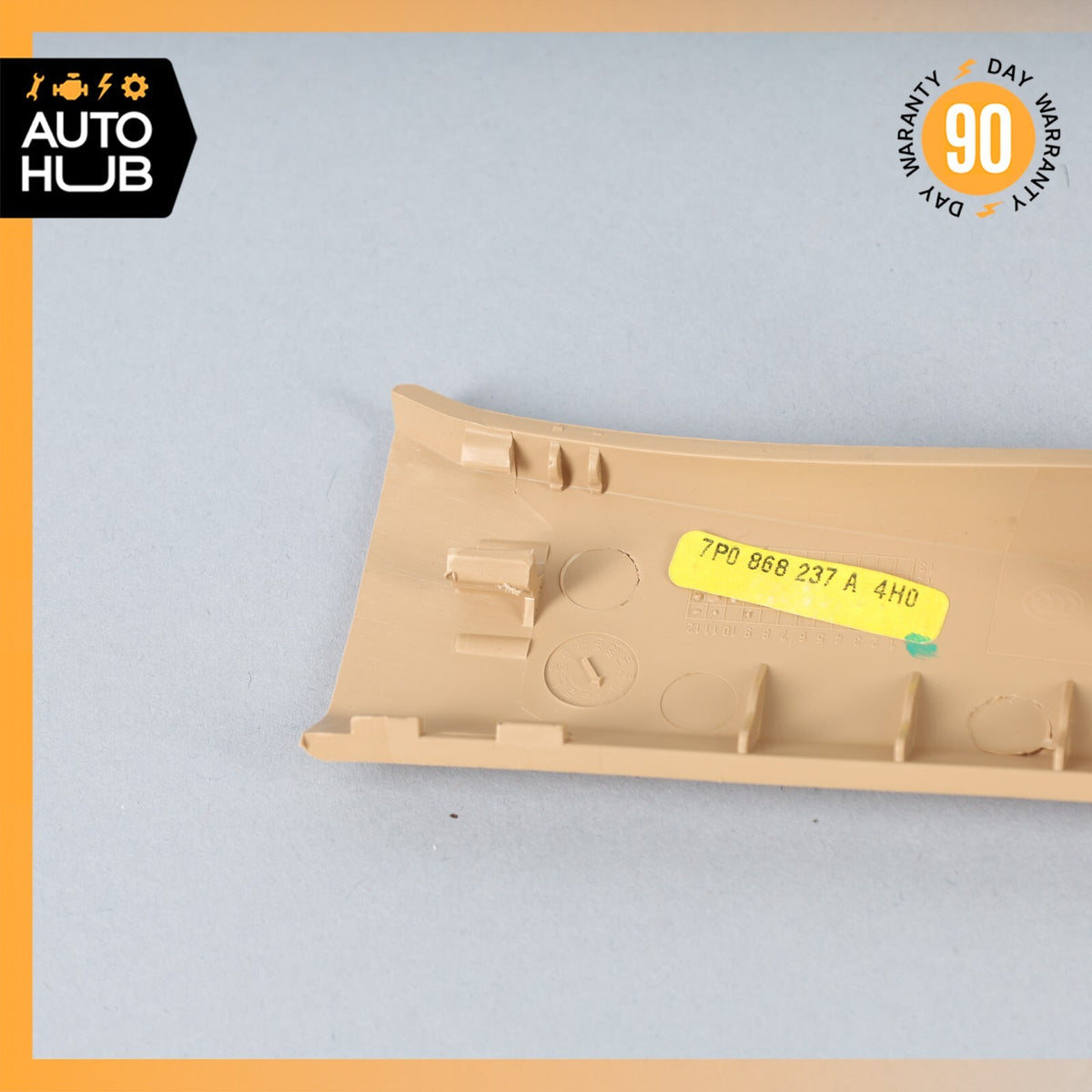 Porsche Cayenne 958 Front Left Side Center A Pillar Trim Panel Beige OEM - photo 7