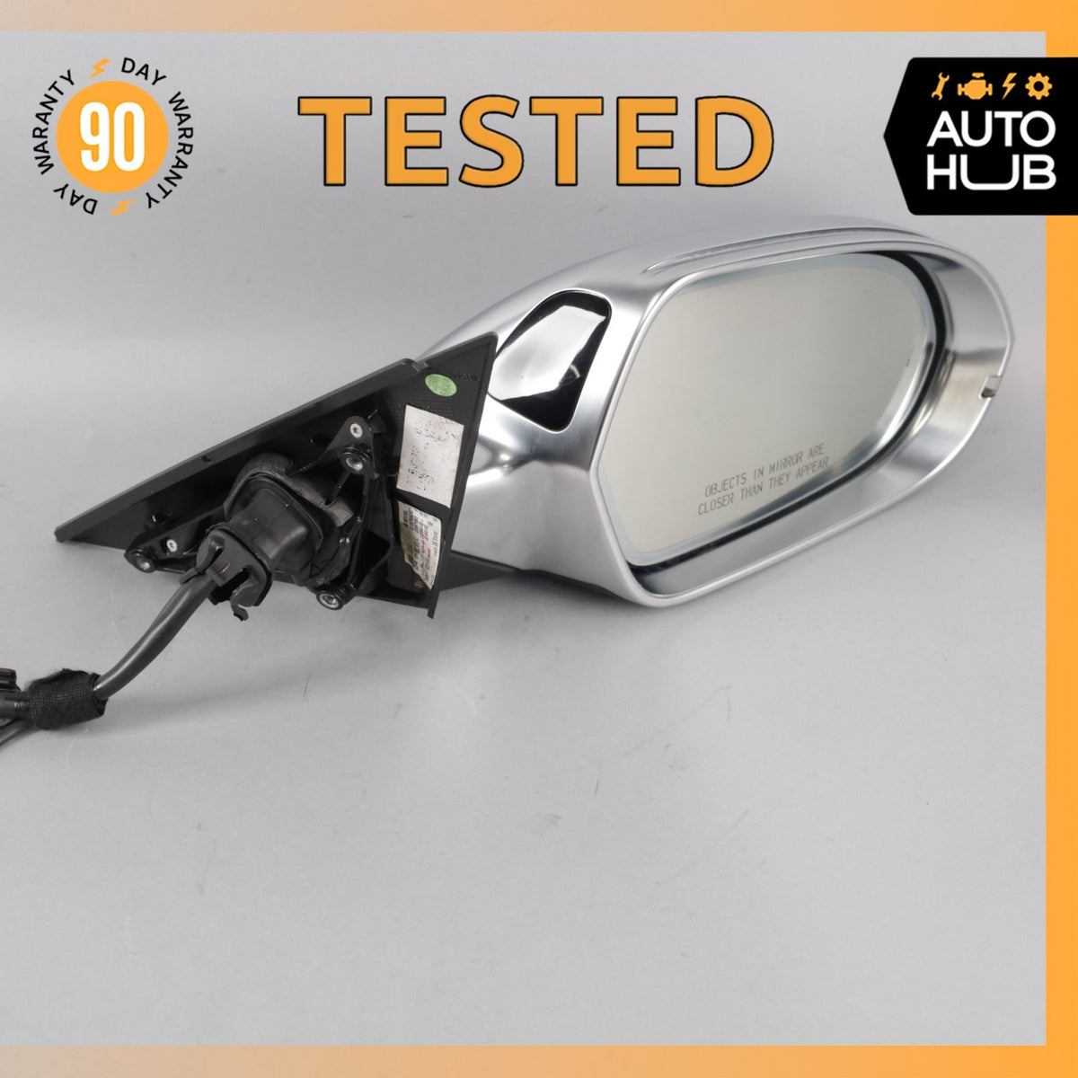 12-18 Audi C7 S6 A6 Front Right Side Rear View Mirror w/ Blind Spot & Camera OEM - photo 1