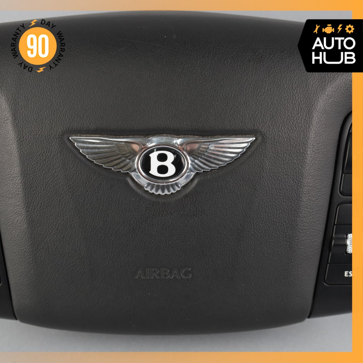03-13 Bentley Continental GTC Flying Spur Driver Steering Wheel Airbag OEM 52k - photo 4