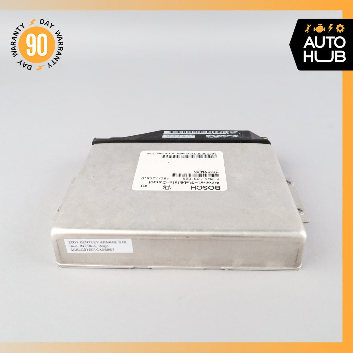 00-02 Bentley Arnage 6.8L V8 BOSCH ESP ABS Control Module PC55516PB OEM - photo 4