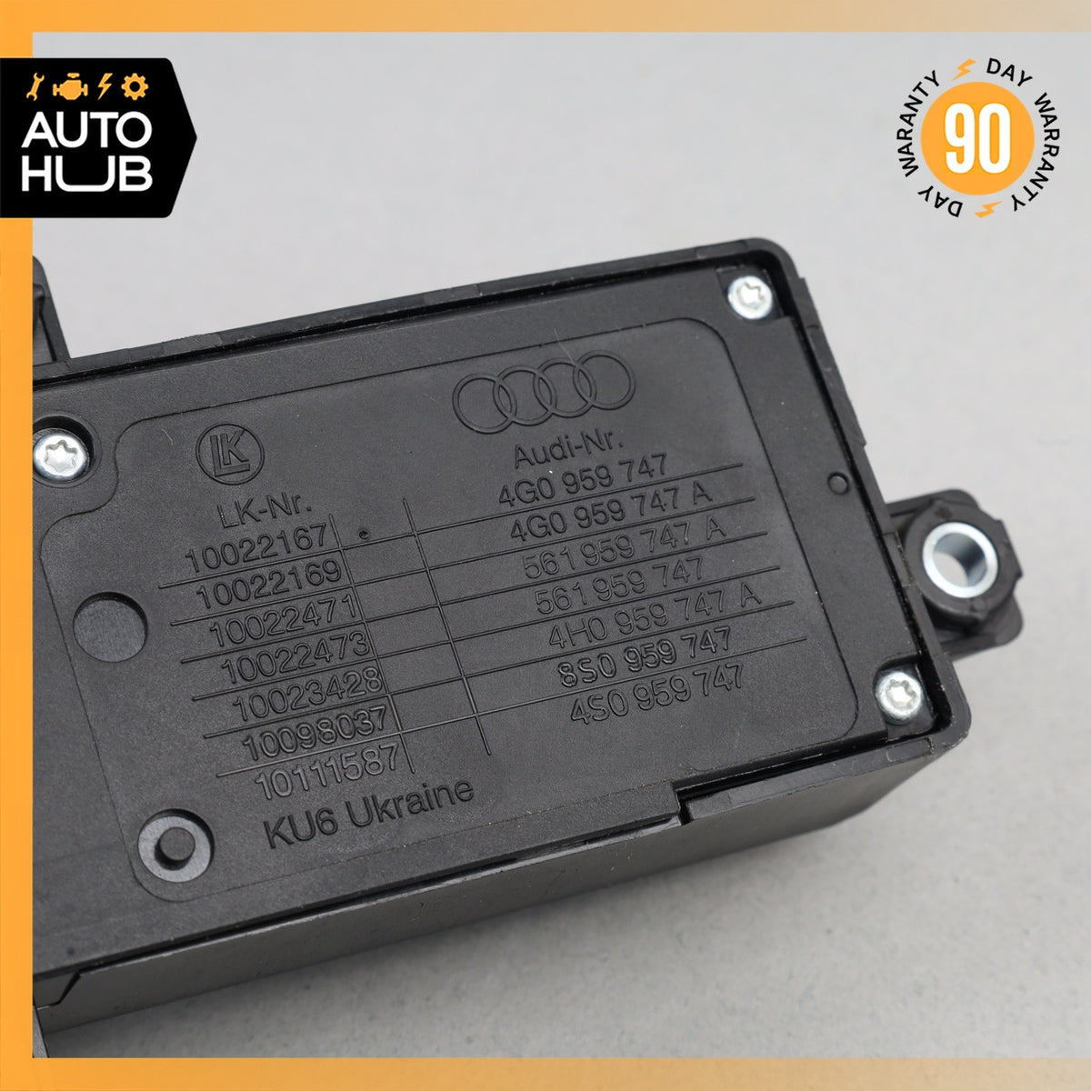 16-18 Audi 8V A3 E-Tron Left Driver Side Power Seat Control Switch OEM 78k - photo 11