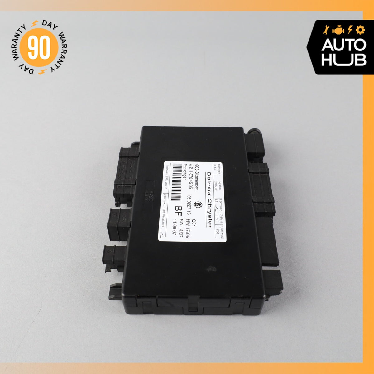03-12 Mercedes R171 SLK280 E350 Front Right Seat Control Module 2118704585 OEM - photo 2