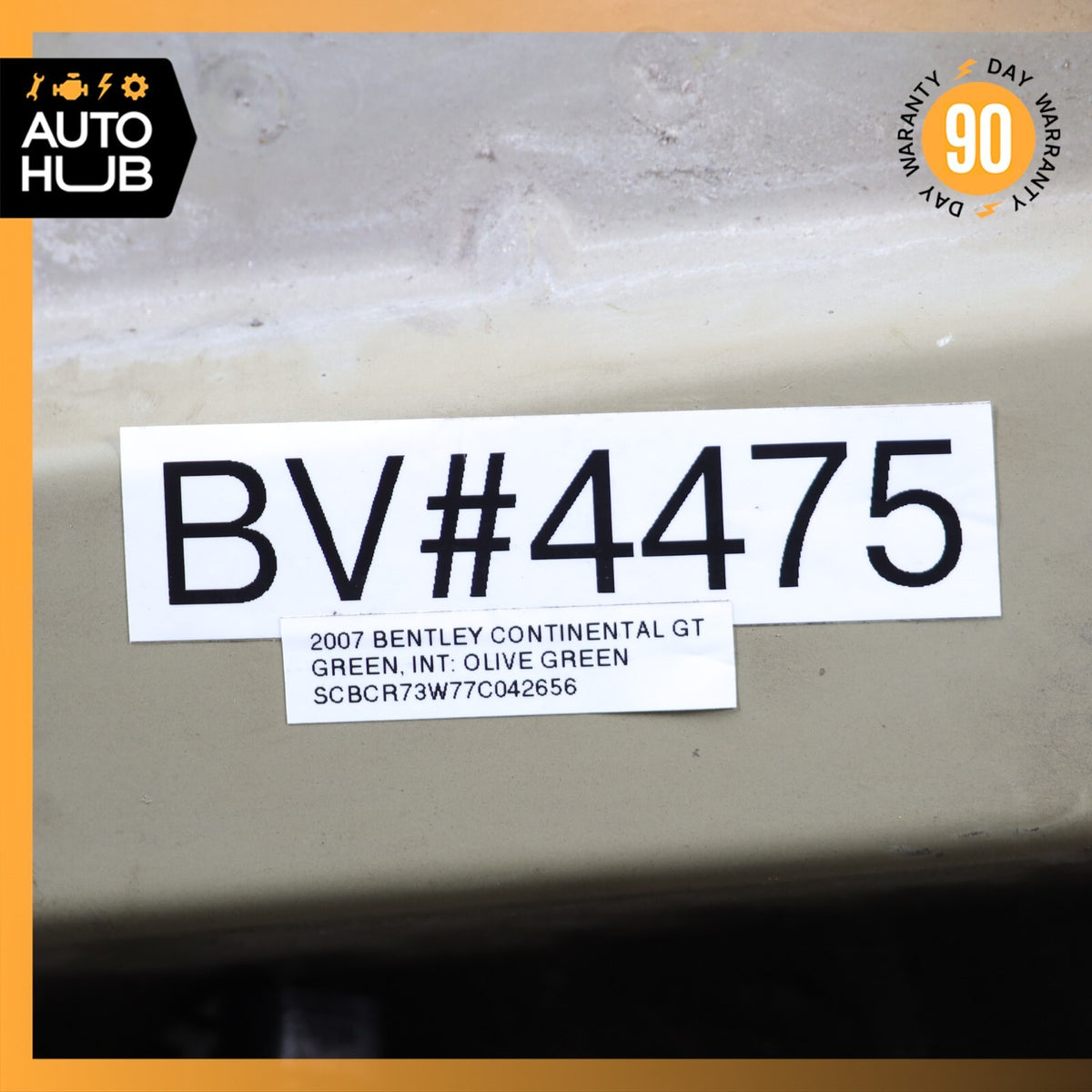 03-10 Bentley Continental GT Front Right Frame Apron Beam Inner Fender OEM - photo 15