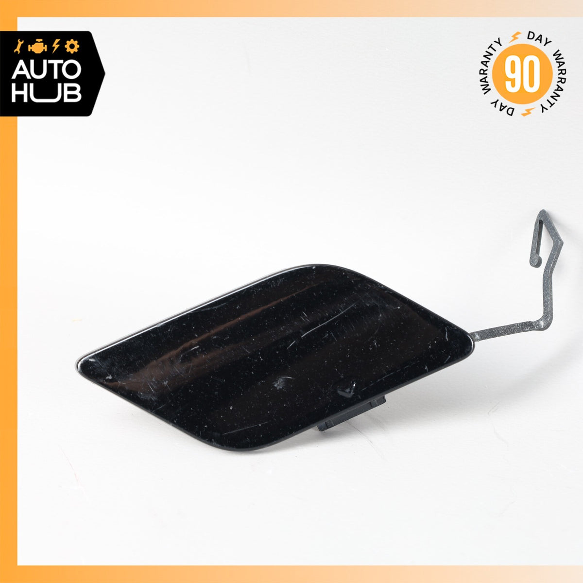07-09 Mercedes W211 E350 E320 Base Front Bumper Tow Hook Hitch Cover Lid OEM - photo 1
