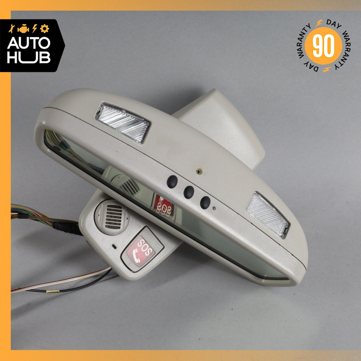 03-06 Mercedes R230 SL500 SL55 AMG Interior Rear View Mirror Gray 2308110007 OEM - photo 17