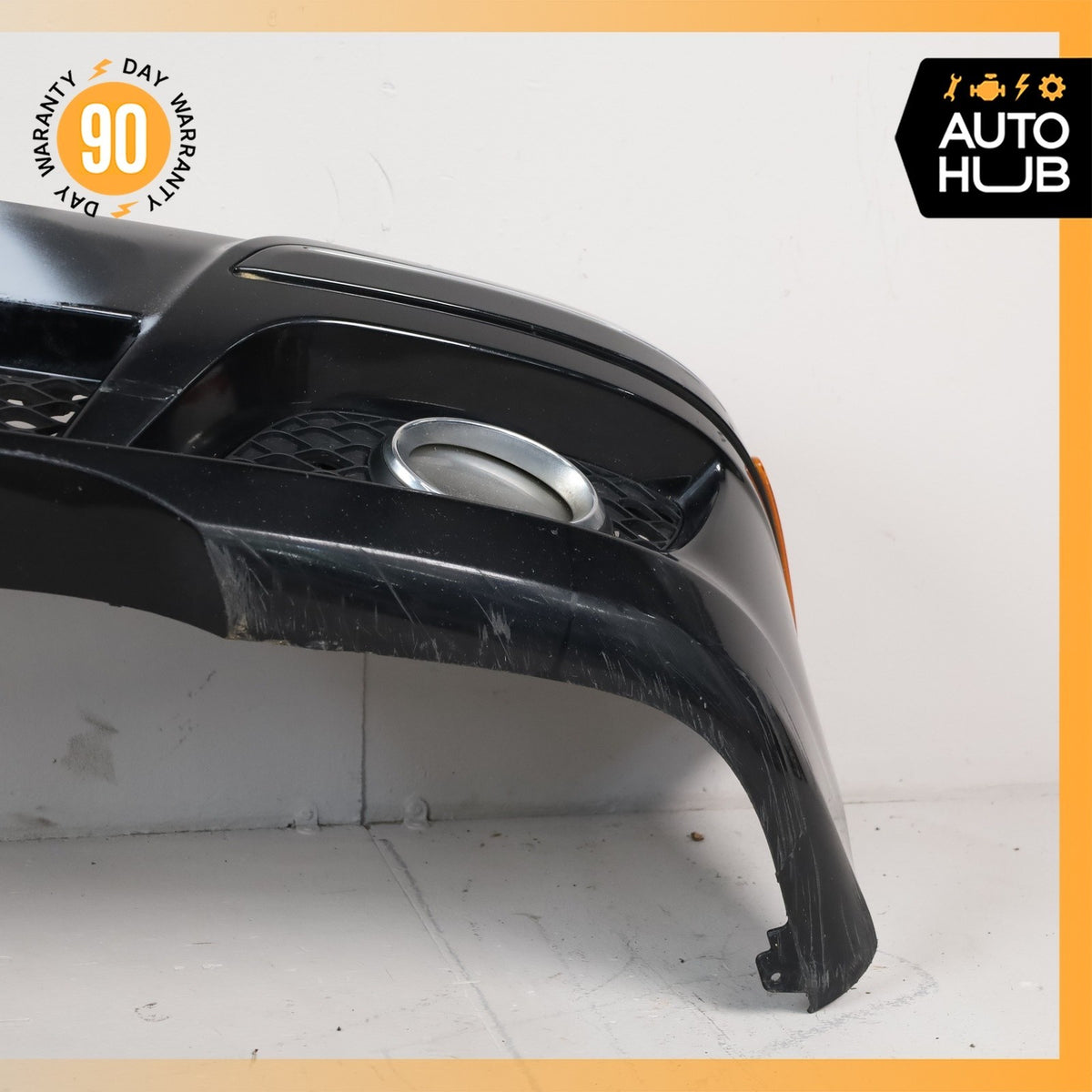 07-09 Mercedes W211 E320 E350 E550 Base Front Bumper Cover Assembly Black OEM - photo 15