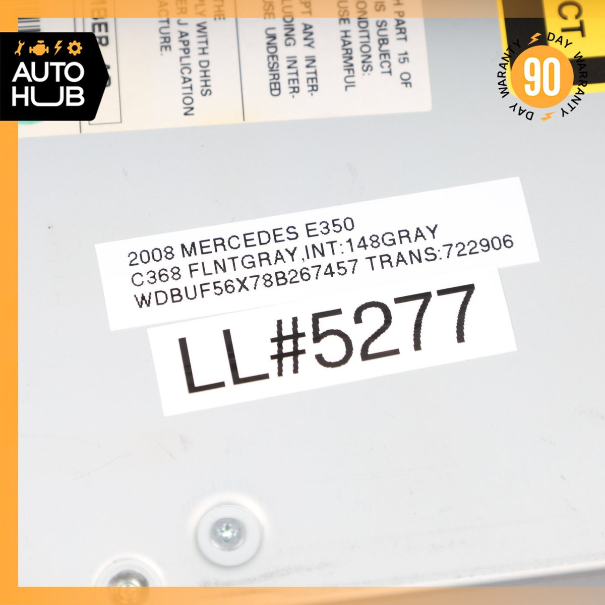 03-13 Mercedes W211 E350 GL550 SLK280 Radio 6 Disk CD Changer Player OEM - photo 13