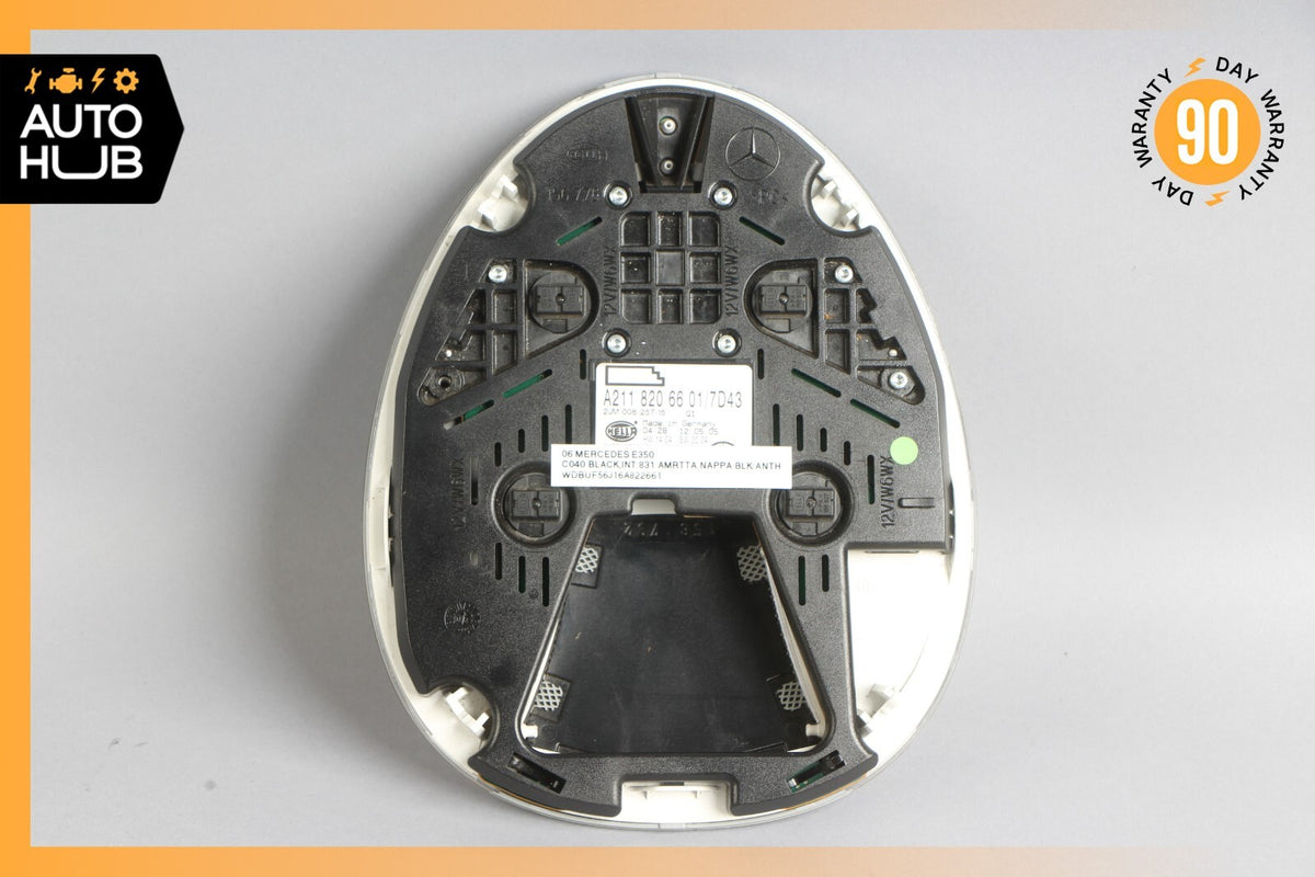 03-11 Mercedes W211 E350 CLS550 E55 Rear Overhead Dome Light Gray 2118206601 OEM - photo 7