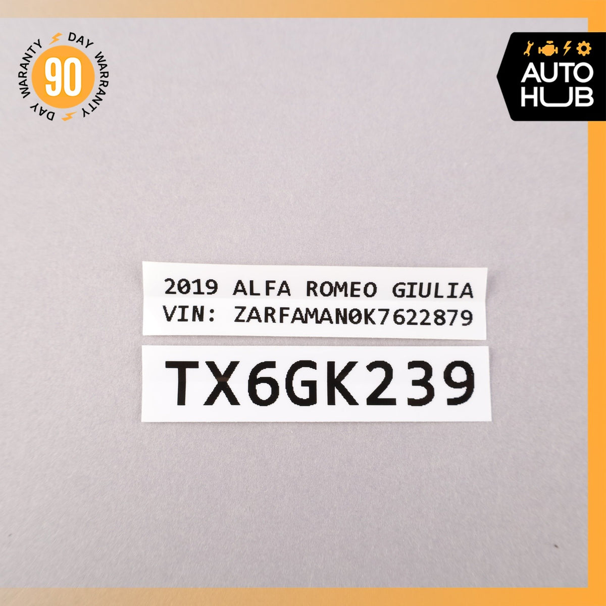 Alfa Romeo 952 Giulia Dome Light Overhead Map Lamp Light Black OEM - photo 15