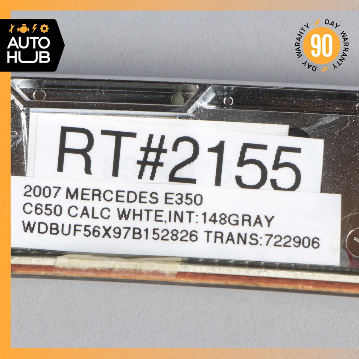 03-09 Mercedes W211 E350 E55 AMG E550 Dashboard Dash Left Molding Trim Wood OEM - photo 9