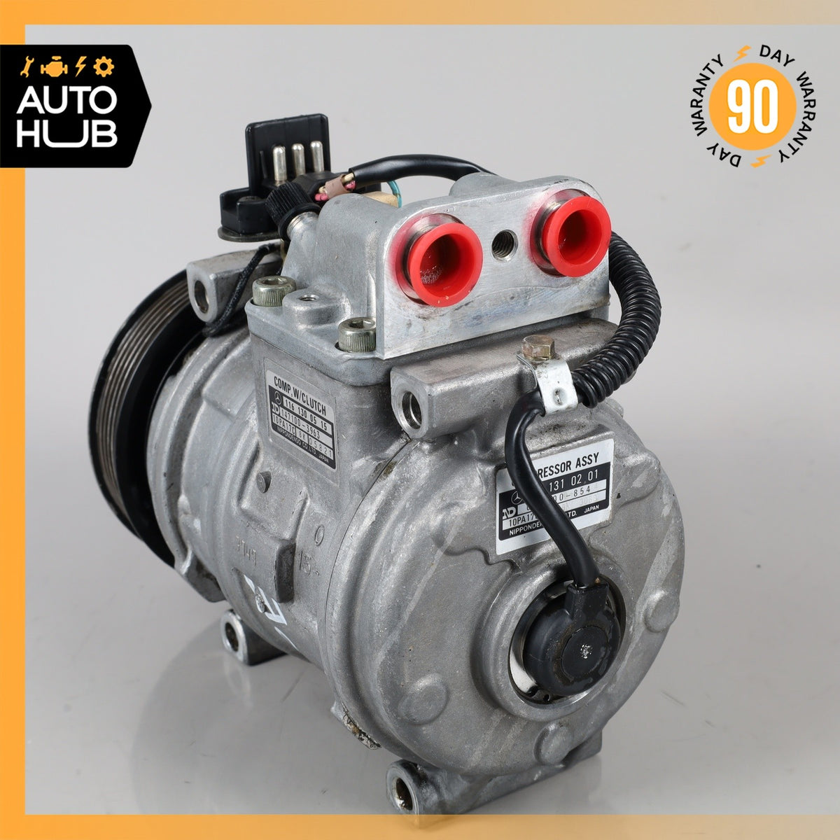 86-93 Mercedes W124 300E 300TE A/C Air Conditioning Compressor OEM - photo 6