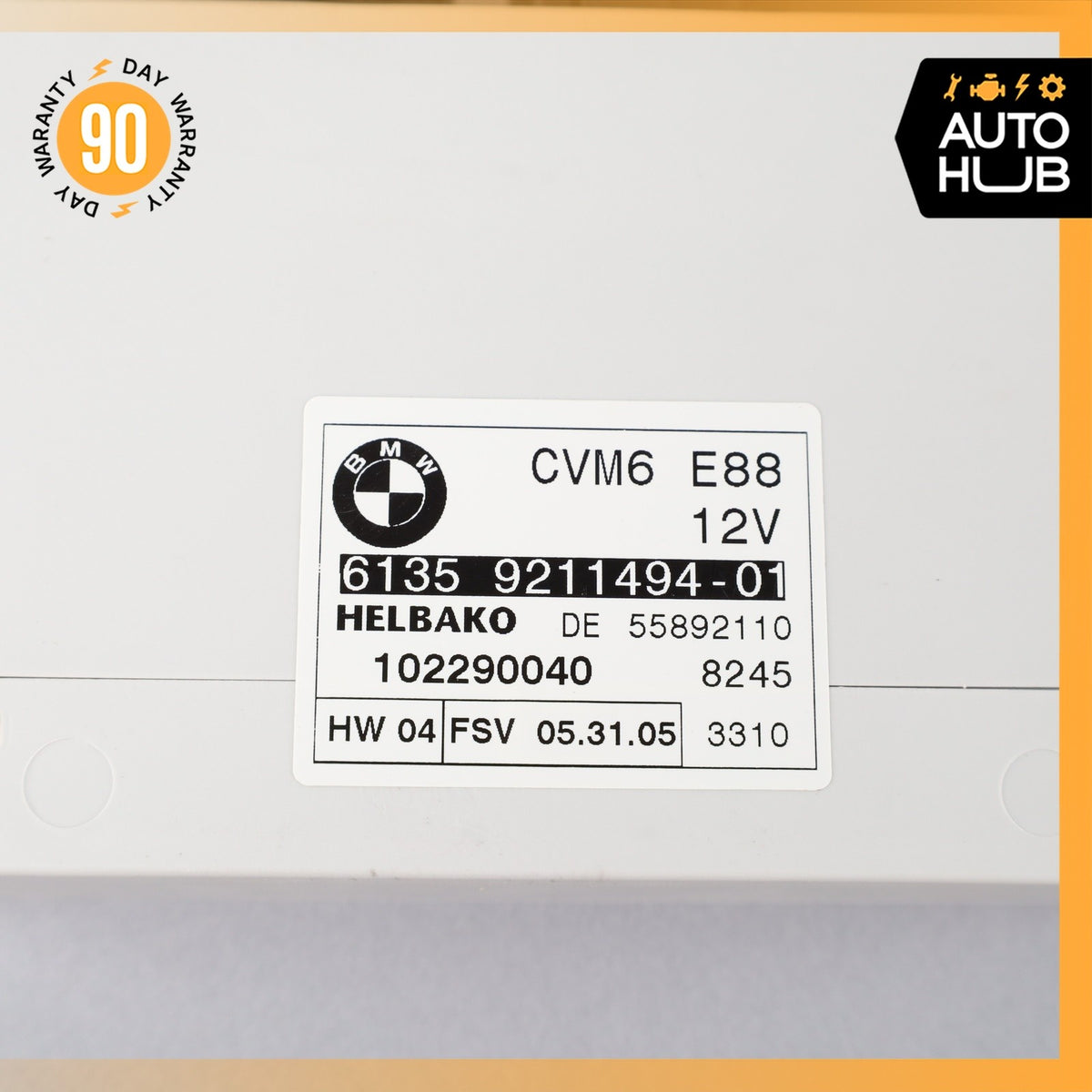BMW E88 128i 135i Convertible Folding Top Roof Control Module OEM - photo 9