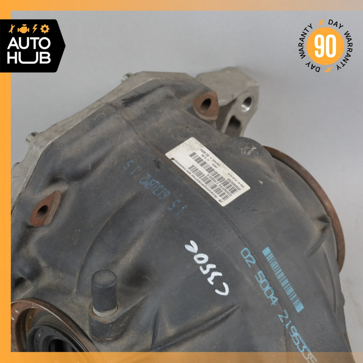 16-18 Mercedes W205 C350e Rear Differential Diff Axle Carrier 3.06 OEM 82k - photo 7