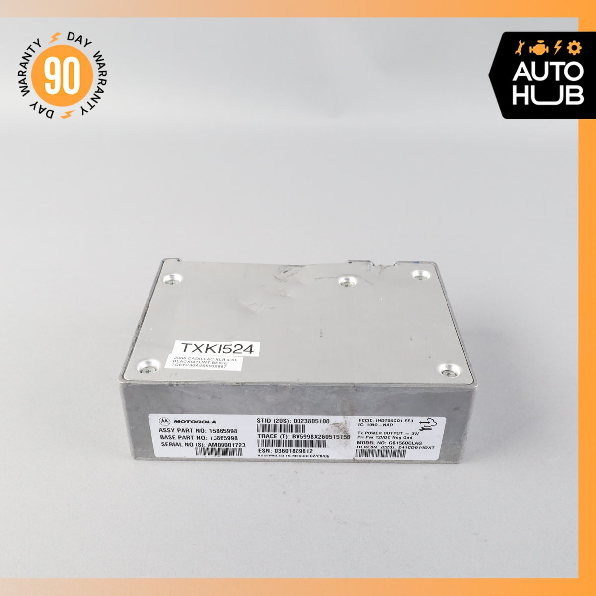 04-06 Cadillac XLR Communication Interface Module 19115774 OEM - photo 1