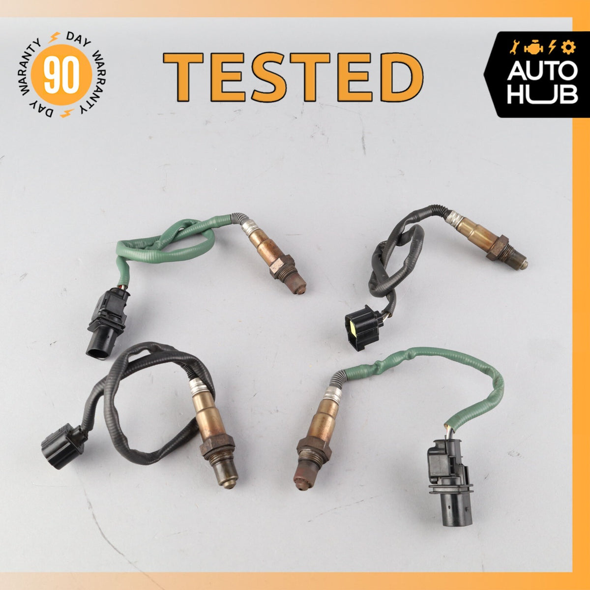 Mercedes W221 S550 CL550 GLK350 Oxygen O2 Sensor Lambda Set of 4 0045420818 OEM - photo 1