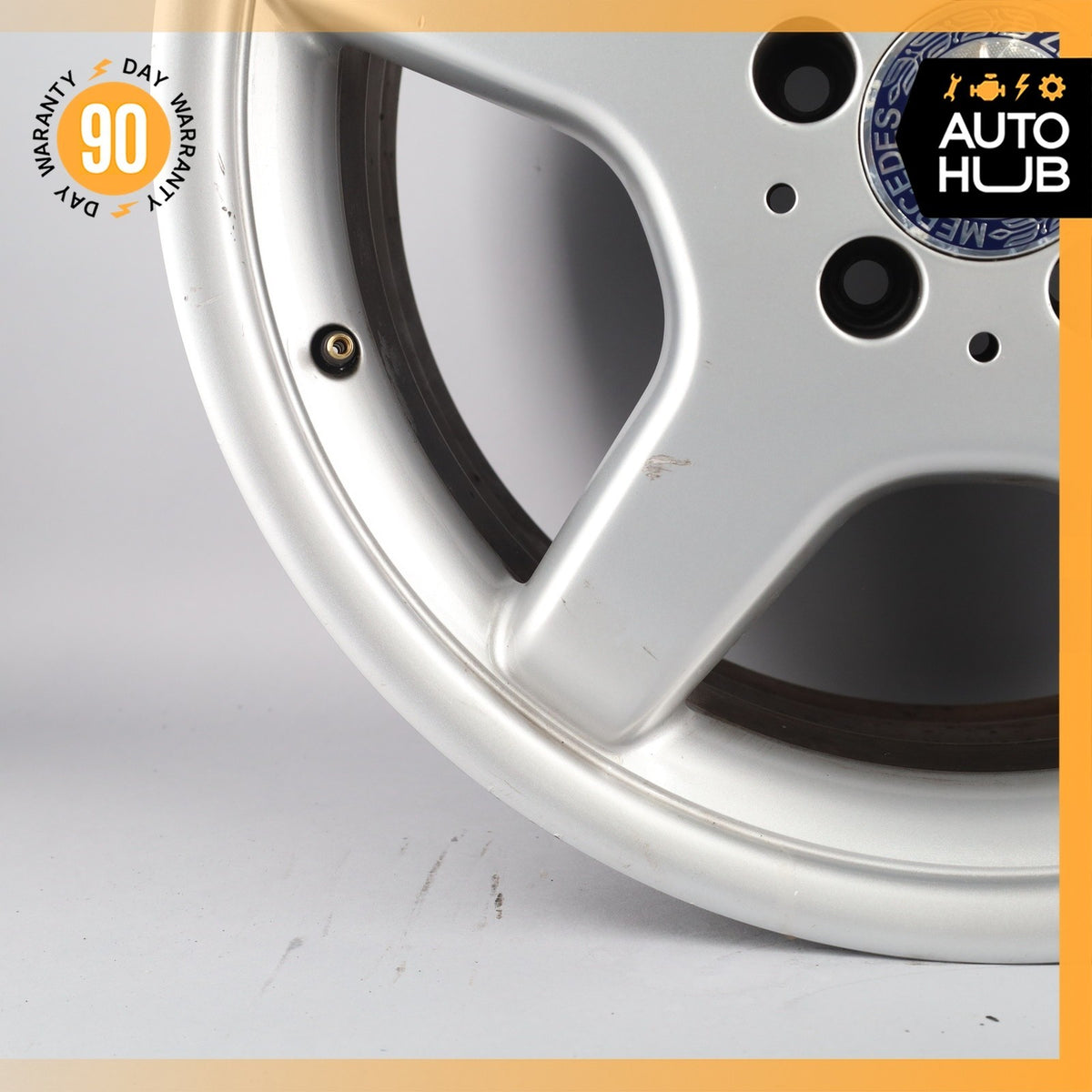 03-12 Mercedes R230 SL500 SL55 AMG 8.5 x 18 18" Front Wheel Rim 2304011002 OEM - photo 4