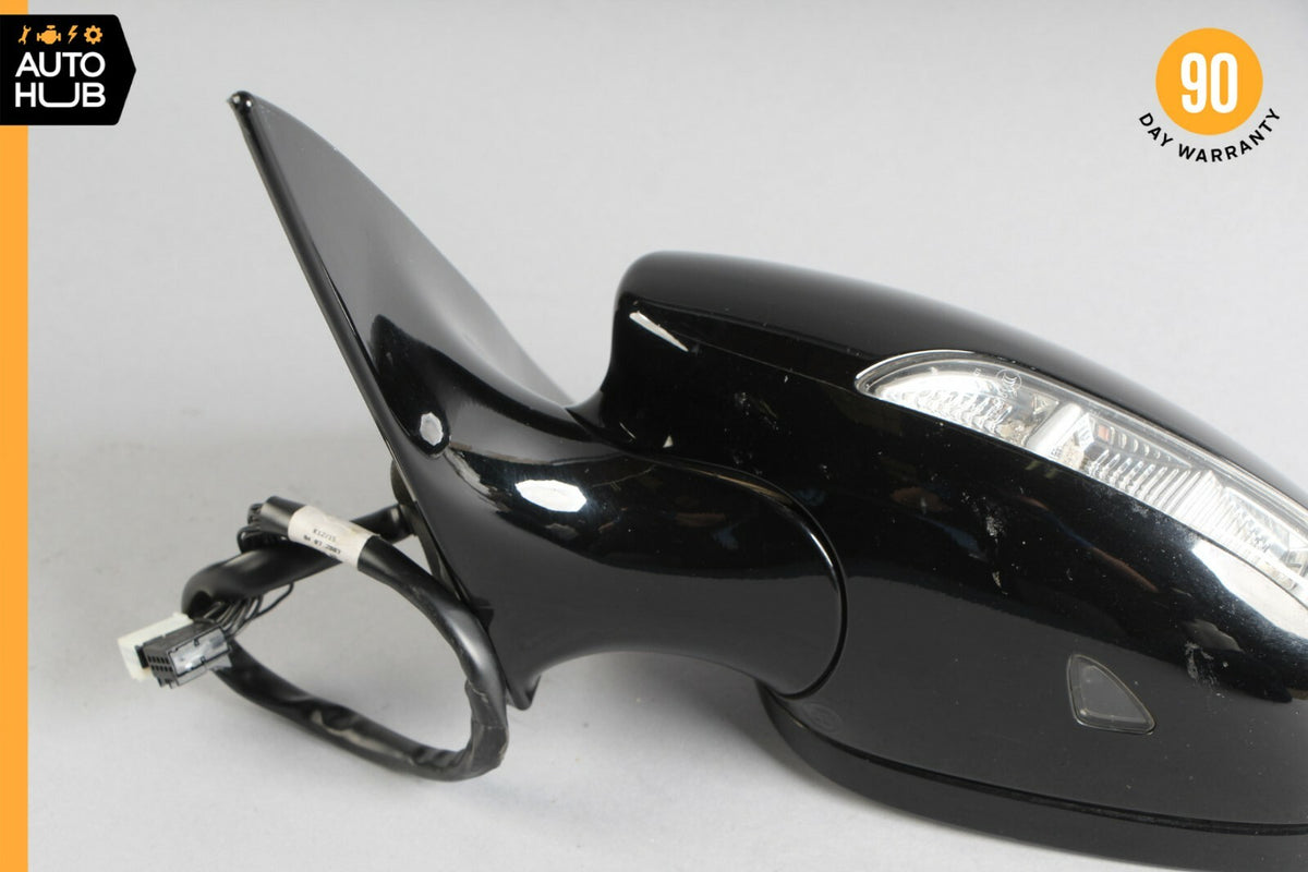 07-09 Mercedes W216 CL63 AMG CL600 Left Side Rear View Door Mirror Black OEM - photo 7