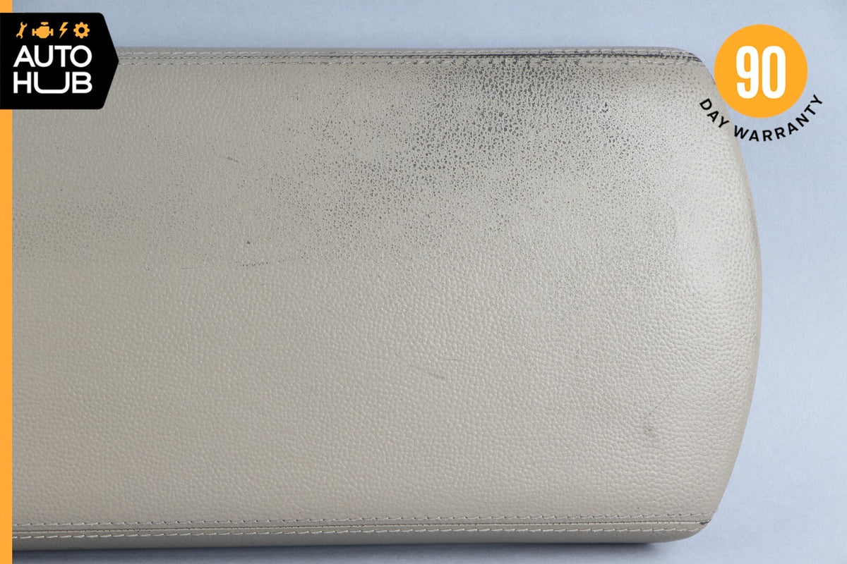 03-06 Mercedes R230 SL500 SL55 Center Console Arm Rest Armrest Cover Beige OEM - photo 3