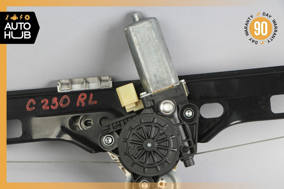 05-07 Mercedes W203 C230 C320 Rear Left Driver Side Window Regulator Motor OEM - photo 3