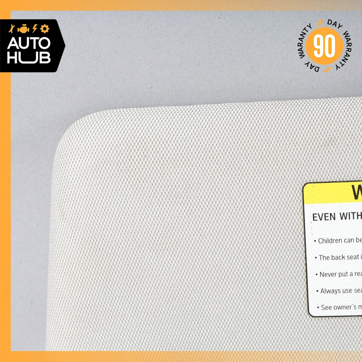 14-21 BMW i3 I01 Right Passenger Side Sunvisor Sun Visor Beige OEM - photo 2