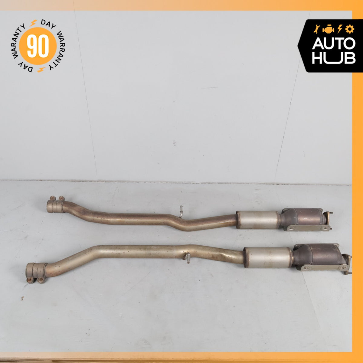 Bentley Continental GT 6.0L Middle Exhaust Downpipe Left & Right Side OEM - photo 7