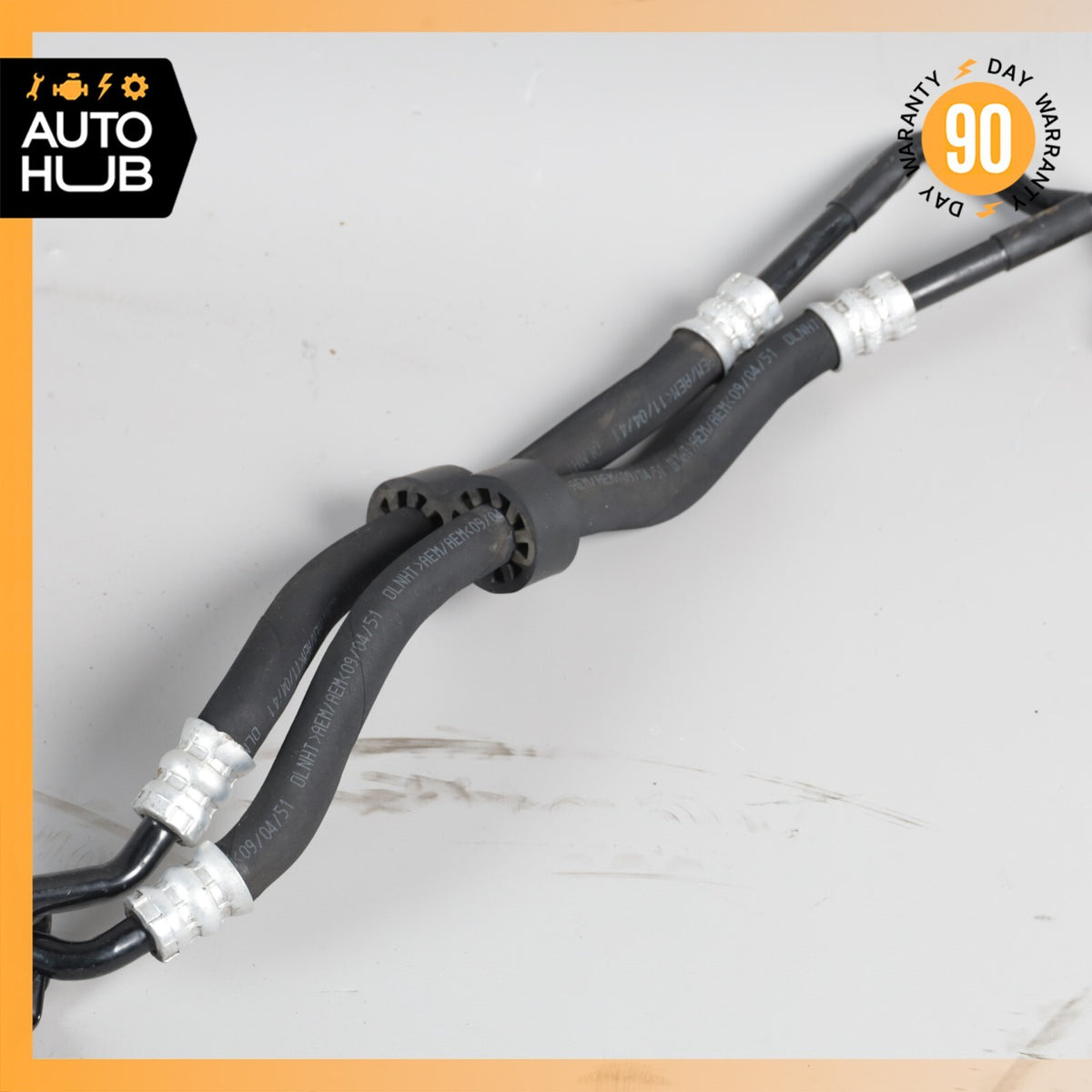 03-06 Bentley GT Flying Spur Left & Right Side Transmission Oil Cooler Line OEM - photo 4