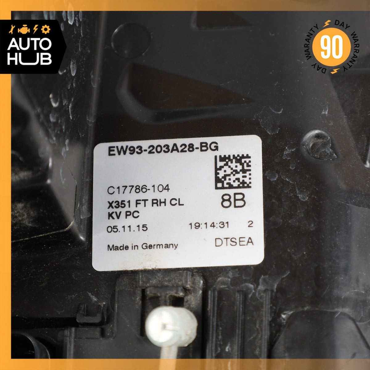 2016 Jaguar X351 XJ Front Right Passenger Door Lock Latch EW93203A28BG OEM 37k - photo 15
