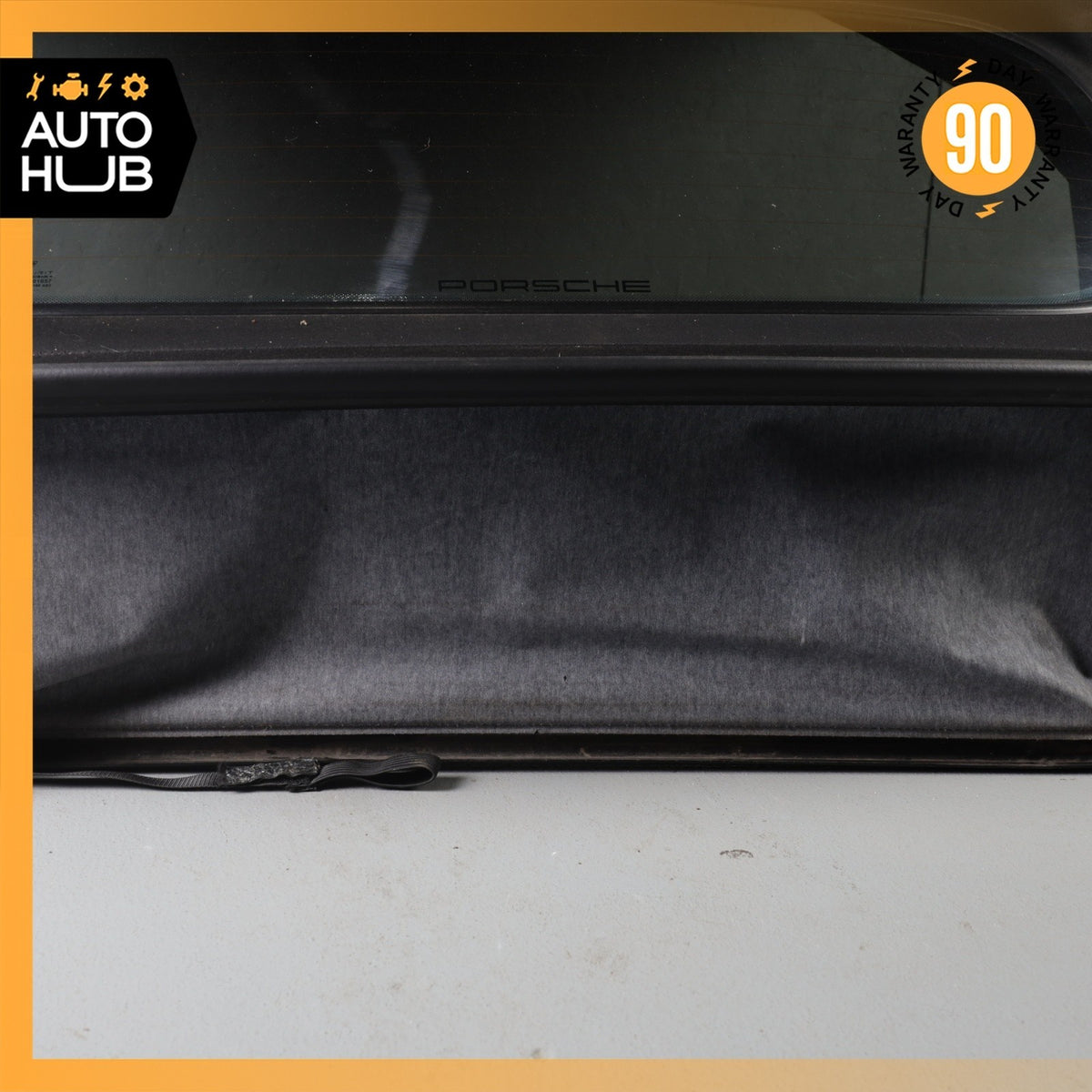 03-04 Porsche Boxster 986 Convertible Soft Top Roof Black OEM 61k - photo 8