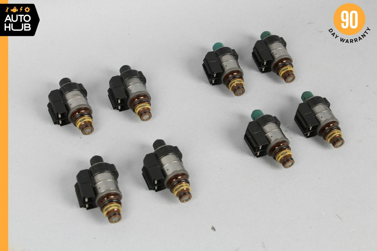 Mercedes R350 CL550 722.9 Transmission Solenoid Valve Blue & Black Caps Set of 8 - photo 6