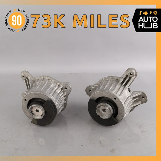 15-18 Mercedes W205 C300 RWD M274 Engine Mount Left & Right Side Set Of 2 OEM - photo 1