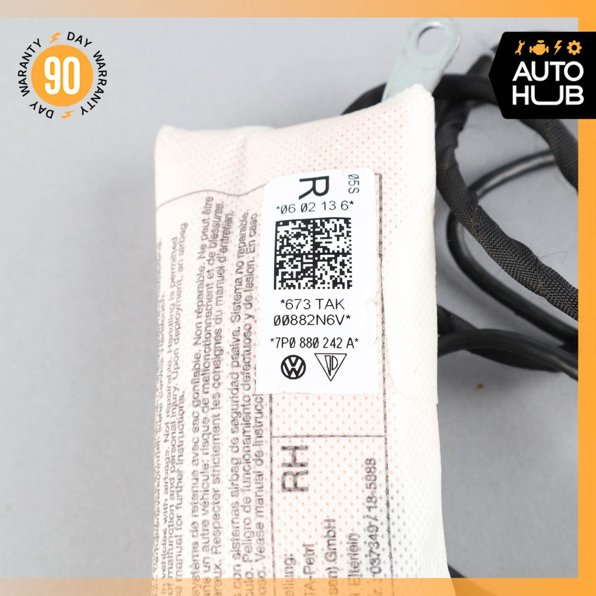 11-18 Porsche Cayenne 958 GTS Front Right Passenger Side Seat Airbag OEM 40k - photo 10