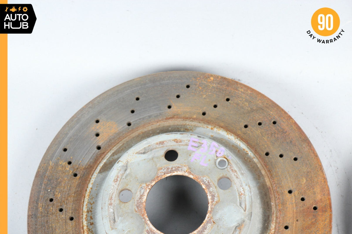 Mercedes W211 E350 SL500 SL550 Front Left & Right Brake Rotors Disc Set of 2 OEM - photo 2