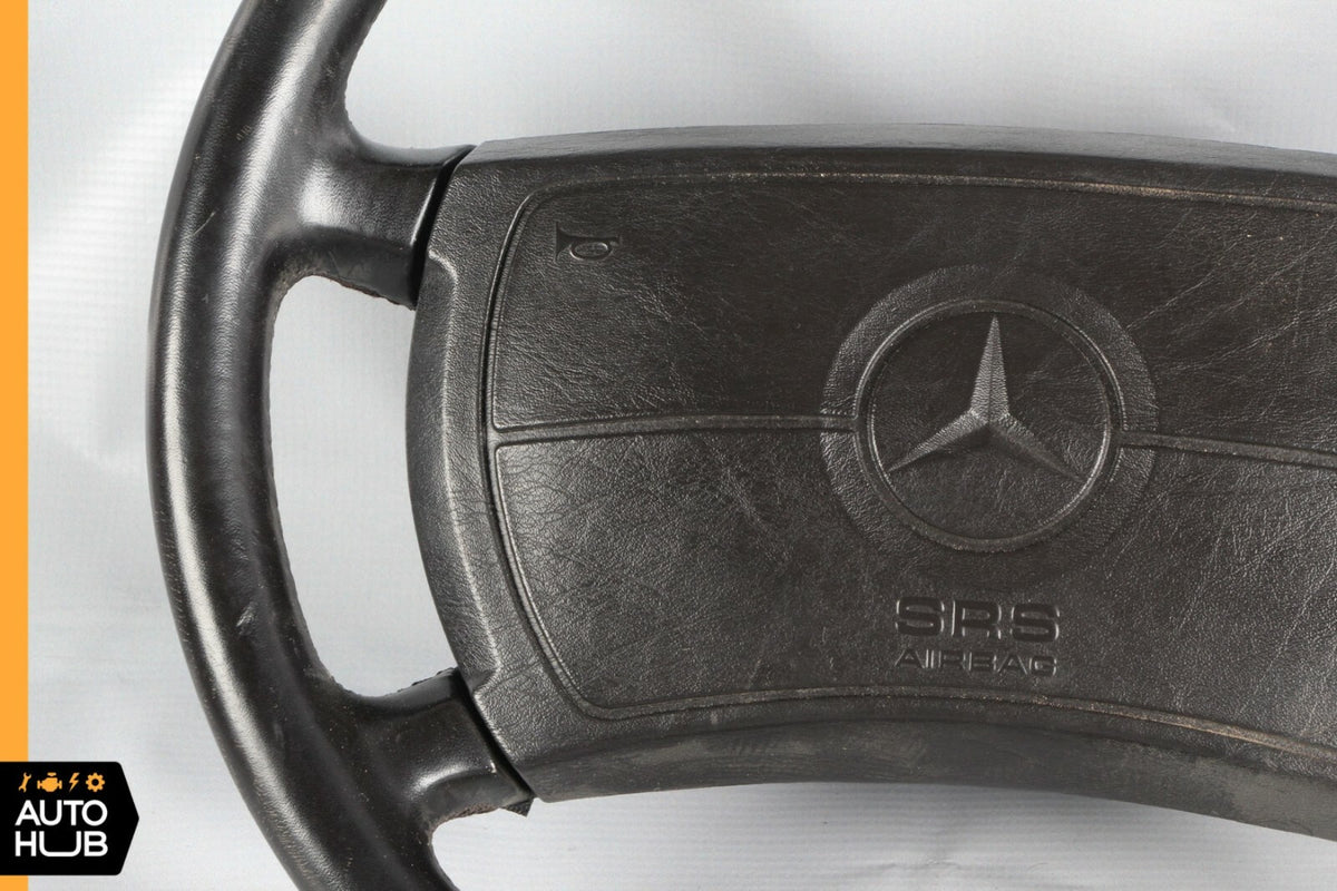 90-92 Mercedes R129 500SL 300SL Steering Wheel With Airbag Brown OEM - photo 4