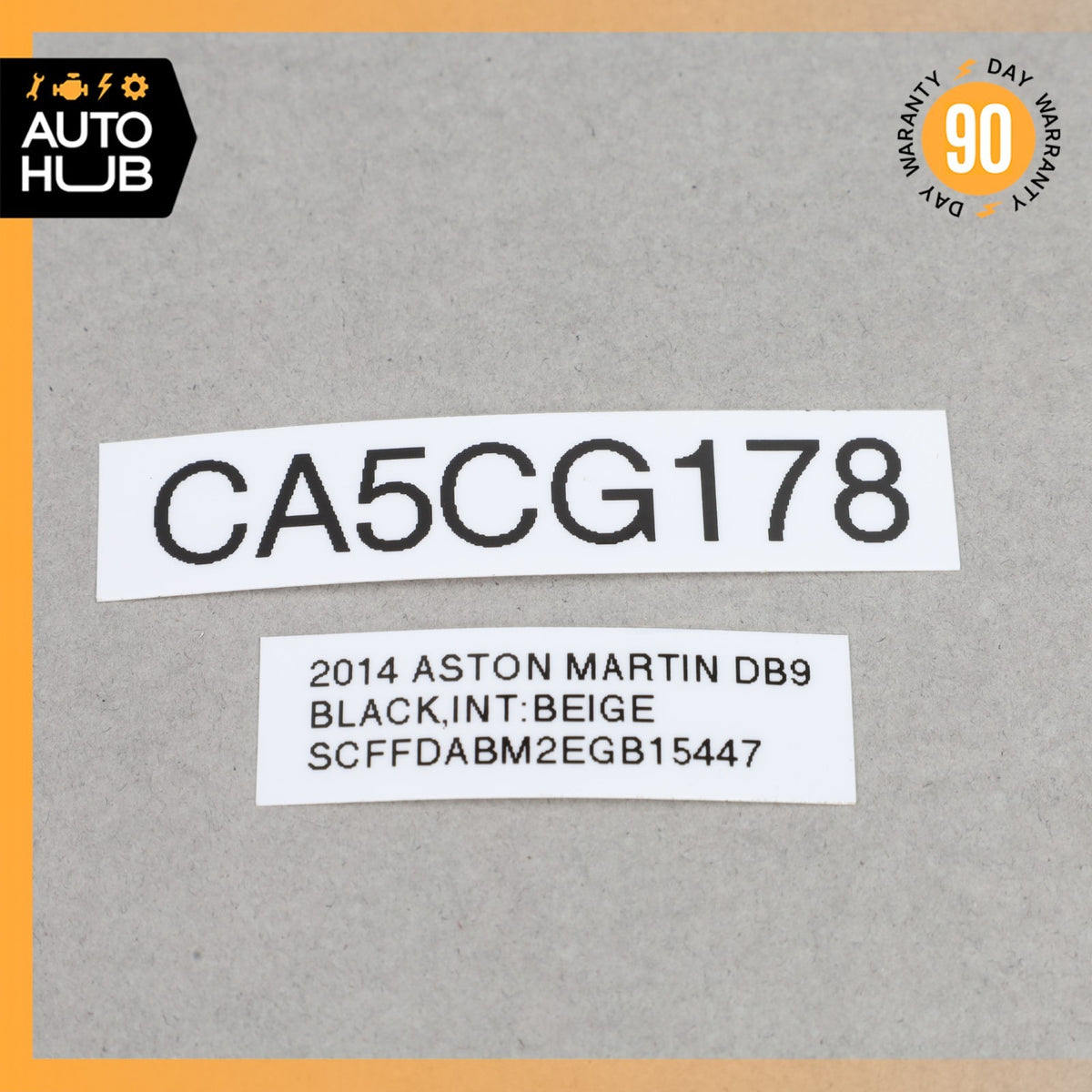 13-16 Aston Martin DB9 Left Side Dash Inner Panel Cover Trim Beige OEM 22k - photo 13