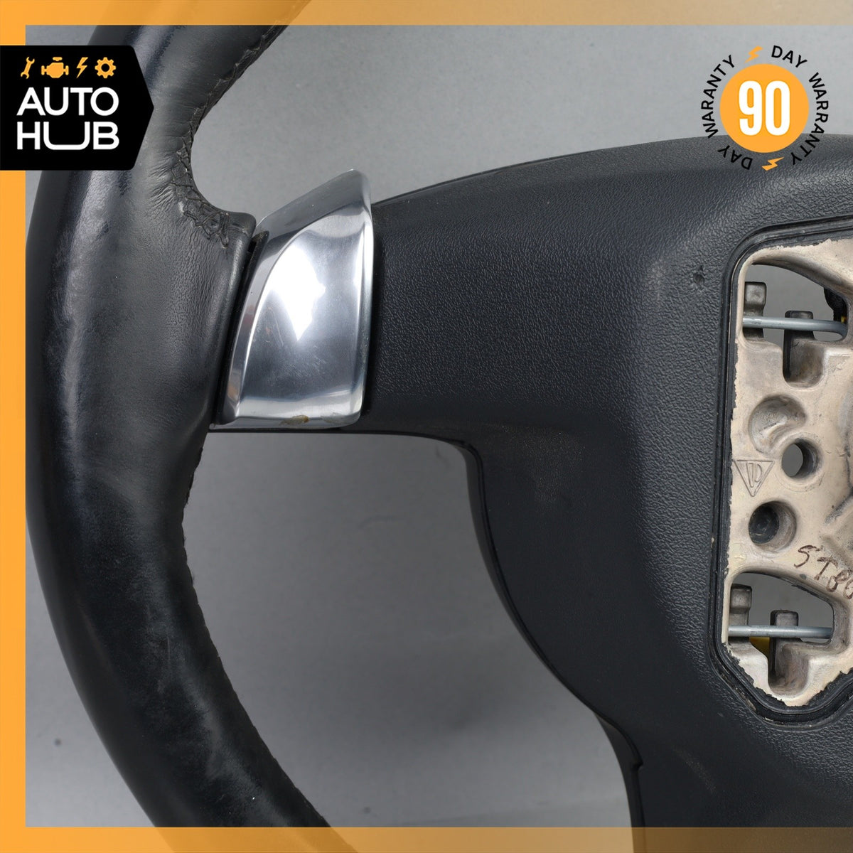11-14 Porsche Cayenne 958 S GTS Steering Wheel w/ Paddle Shifters Black OEM - photo 15