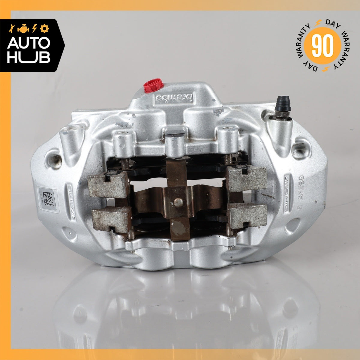 Mercedes W204 C63 AMG Rear Left & Right Side Brake Calipers Set OEM - photo 5
