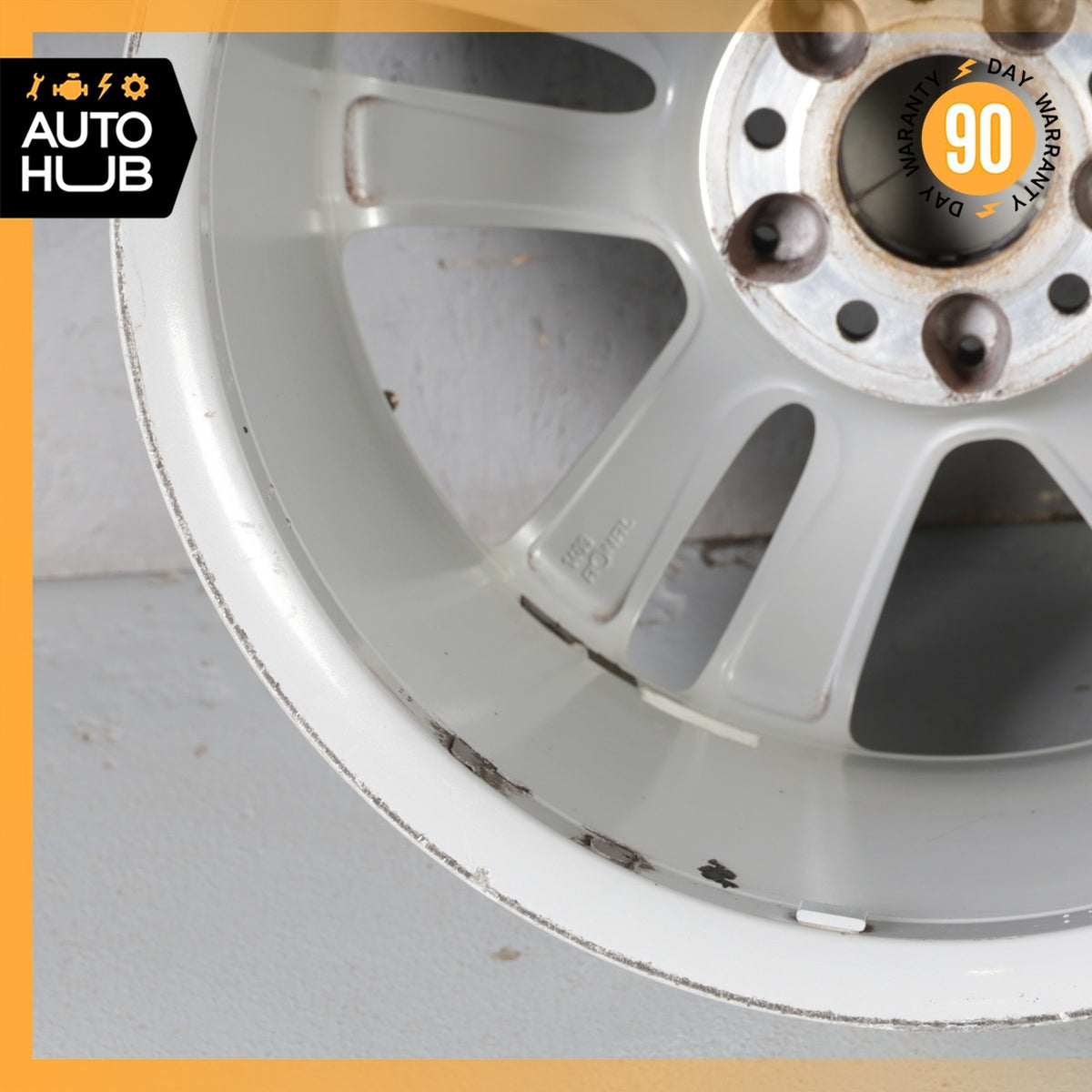 Mercedes W209 CLK350 SLK350 8.5 X 17 17" Rear Wheel Rim Silver 2094014302 OEM - photo 14