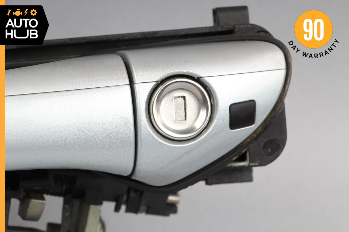 03-06 Mercedes R230 SL500 SL55 AMG Left Side Exterior Door Handle Silver OEM - photo 2