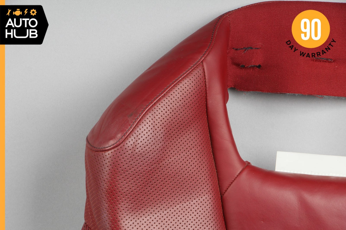 12-16 Mercedes R172 SLK250 SLK300 Front Left Side Upper Seat Cushion Red OEM 75k - photo 3