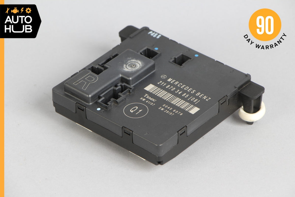 07-09 Mercedes W211 E350 E550 Rear Right Door Control Module 2118703485 OEM - photo 2